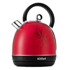 Чайник электрический KitFort KT-6117-2, 2200Вт, красный (1443259)