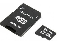 Карта памяти 32Gb - Qumo Micro SecureDigital CL10 UHS-I QM32GMICSDHC10U1 (699732)