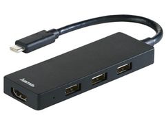 Хаб USB Hama 3xUSB-C/HDMI 00135762 (847692)