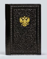 Ежедневник А5 «Имидж» в кожаном лакированном переплете (съемная обложка) (123271)