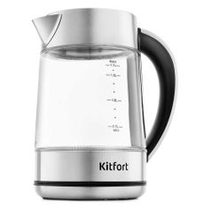 Чайник электрический KitFort KT-690, 2200Вт, прозрачный (1211710)