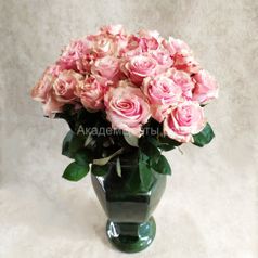 Розы розовые (60-70 см) (15) (95s299)