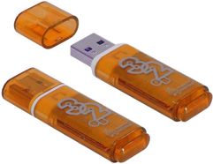 USB Flash Drive 32Gb - SmartBuy Glossy Series Orange SB32GBGS-Or (222145)