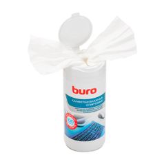 Салфетки влажные Buro BU-AN32, антибактериальные, 100шт (1429366)