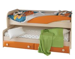 Кровать детская двухъярусная Немо 1976x960x1000 выдвижная (10154)