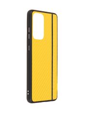 Чехол G-Case для Samsung Galaxy A52 SM-A525F Carbon Yellow GG-1475 (865789)