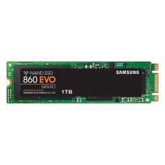SSD накопитель Samsung 860 EVO MZ-N6E1T0BW 1ТБ, M.2 2280, SATA III (1035091)