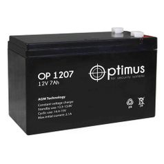 Аккумулятор Optimus OP 1207 (1192600)