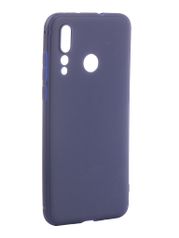 Чехол Brosco для Huawei Nova 4 Softtouch Silicone Blue HW-N4-TPU-ST-BLUE (639214)