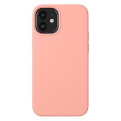 Чехол (клип-кейс) Deppa Liquid Silicone, для Apple iPhone 12 mini, розовый [87710] (1436255)