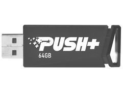 USB Flash Drive 64Gb - Patriot Memory Push+ PSF64GPSHB32U (840908)