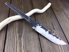 Клинок ручной ковки № 22 из ламинированной дамаской стали для изготовления ножа