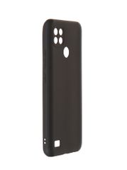 Чехол Brosco для Realme C21 Matte Black RM-C21-COLOURFUL-BLACK (872359)