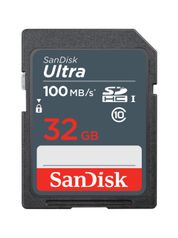 Карта памяти 32Gb - SanDisk Ultra SDHC Class 10 UHS-I SDSDUNR-032G-GN3IN (814912)