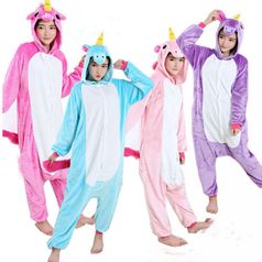 Фиолетовый пони, Единорог, кигуруми комбинезон пижама унисекс
