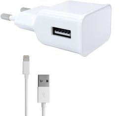 Зарядное устройство Red Line NT-1A 1xUSB 1A + кабель 8pin для Apple White УТ000013626 (472188)