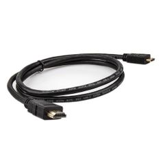 Кабель Telecom, HDMI (m) - Mini HDMI (m) , ver 2.0, 1м, GOLD черный [tcg205-1m] (1485787)