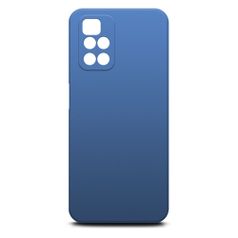 Чехол (клип-кейс) BORASCO Microfiber Case, для Xiaomi Redmi 10, синий [40473] (1599164)