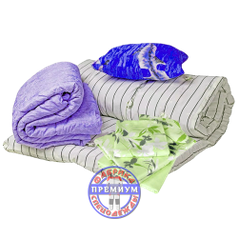 Матрас тик, одеяло, подушка, белье "АРТ. 10536а"