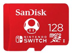 Карта памяти 128Gb - SanDisk MicroSDXC для Nintendo Switch SDSQXAO-128G-GNCZN (656665)