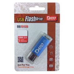 Флешка USB DATO DS7012 32Гб, USB2.0, синий [ds7012b-32g] (1112116)