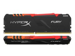 Модуль памяти HyperX Fury RGB DDR4 DIMM 3200MHz PC-25600 CL16 - 64Gb Kit (2x32Gb) HX432C16FB3AK2/64 (803612)