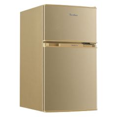 Холодильник TESLER RCT-100, двухкамерный, шампань (1482690)