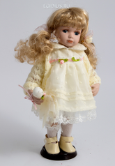 Кукла коллекционная Аделина 31см, фарфор   (31251)