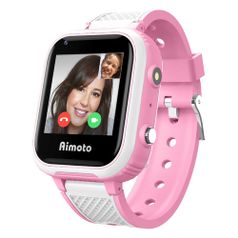 Смарт-часы Кнопка Жизни Aimoto Pro Indigo 4G, 1.44", розовый / розовый [9500103] (1437394)