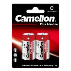 C Батарейка CAMELION Plus Alkaline LR14-BP2, 2 шт. 8000мAч (1476333)