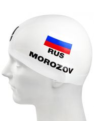 Силиконовая шапочка для плавания MOROZOV R-Cap FINA Approved (10022548)