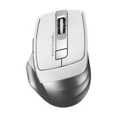 Мышь A4TECH Fstyler FB35, оптическая, беспроводная, USB, белый и серый [fb35 icy white] (1379900)