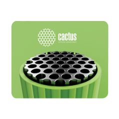 Коврик для мыши Cactus Green Logo, зеленый [cs-mp-c01s] (1367822)