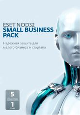 Программное обеспечение Eset NOD32 Small Business Pack Newsale for 5 user NOD32-SBP-NS-CARD-1-5 (344490)