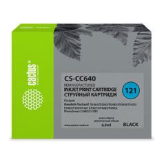 Картридж CACTUS CS-CC640, №121, черный (754534)