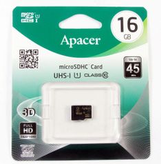 Карта памяти APACER 16Gb microSDHC Class 10 (63603026)