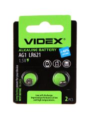 Батарейка LR621 - Videx AG1 2BL (2 штуки) (847055)
