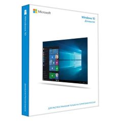 Операционная система MICROSOFT Windows 10 Домашняя, 32/64 bit, SP2, Rus, Only USB RS, USB [haj-00073] (1160588)