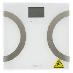 Напольные весы Medisana BS 445 Connect, до 180кг, цвет: белый/серебристый [40441] (381731)