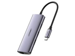 Хаб USB Ugreen 4в1 3xUSB 3.0 / RJ45 / MicroUSB 60718 (849697)