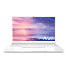 Ноутбук MSI Prestige 14 A11SC-025RU, 14", IPS, Intel Core i7 1185G7 3.0ГГц, 16ГБ, 1ТБ SSD, NVIDIA GeForce GTX 1650 - 4096 Мб, Windows 10, 9S7-14C511-025, белый (1535487)