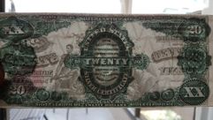 Качественные копии банкнот США c В/З Серебряный доллар 1891 год. супер скидки!!!  