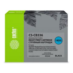 Картридж Cactus CS-CB336, №140XL, черный / CS-CB336 (807139)
