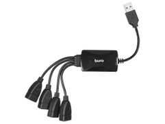 Хаб Buro USB2.0 4xUSB BU-HUB4-0.3-U2.0-Splitter (718338)