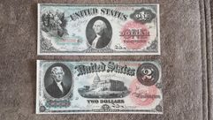 Качественные КОПИИ банкнот США c В/З 1869 год. супер скидки!!!  