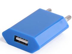 Зарядное устройство Liberty Project USB 1А SM000324 Blue (547189)