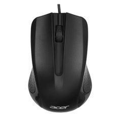 Мышь Acer OMW010, оптическая, проводная, USB, черный [zl.mceee.001] (1369691)