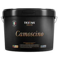 Camoscino - декоративное покрытие с эффектом замши TICIANA DELUXE (Артикул: 4300002971; Цвет: Белый; Фасовка = 2,2 л) (3009)