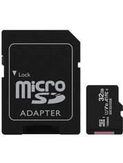 Карта памяти 32Gb - Kingston Micro Secure Digital HC Class10 UHS-I Canvas Select SDCS2/32GB с переходником под SD (699131)