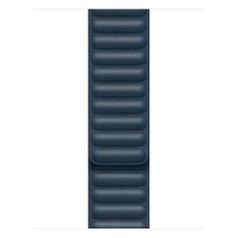 Ремешок Apple Leather Link для Apple Watch Series 3/4/5/6/SE балтийский синий (MY982ZM/A) 40мм (1419080)